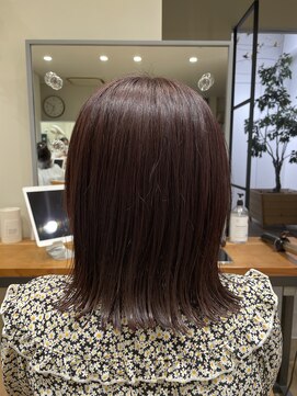 クローゼット 新宿(closet) イメチェンチェリーブラウン[髪質改善/ヘッドスパ白髪染め/新宿]