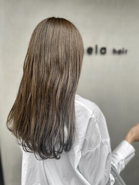 アネラヘアー(Anela hair) 大人可愛い　アッシュベージュカラー