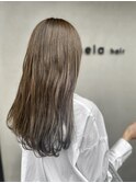 大人可愛い アッシュベージュカラー