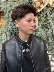 【鈴木勇介】クリロナパーマ　リバースカール　短髪