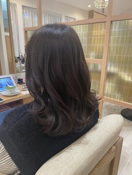 アドラーブル 長岡リップス旭岡店(adorable) ミディアムスタイル×ブルージュ×10代20代