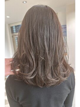 ローネス ギンザ(LONESS ginza) くびレイヤーエモージュグレーベージュカラーダーク アッシュ