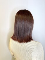 ブロッサム 東久留米店(Blossom)&nbsp;イメチェン小顔前髪外ハネボブ大人可愛いチェリーブラウン
