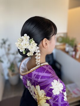 スタジオフェリース 卒業式袴着付け