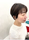 耳かけショート×ハイライト