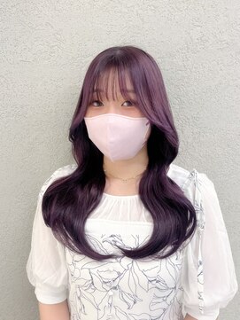 グーフィートーキョー 銀座(Goofy Tokyo) シークレットハイライト/カシスパープル艶髪デザイン/オージュア