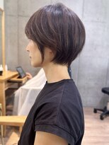 セイドット オモテサンドウ(Say. omotesando)&nbsp;say.こなれミディ前髪イメチェン秋カラーマロンブラウンベージュ