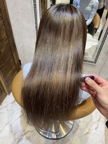 ロンドローズ 名古屋(Lond damaskRose)&nbsp;顔周り ダブルカラー 名駅 ブリーチ 髪質改善 ボブ 韓国　708