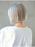 透明感カラー小顔ワンレン秋色くすみベージュ_ba534971