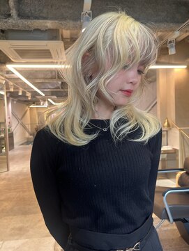 フェブ(fev) 【Fev_Kaede】blonde × low mix