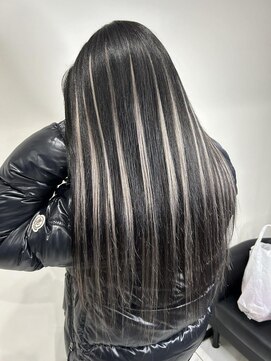 ヘアーデザイン ジェルム(Hair Design germe) グレーメッシュ　#HIYORI#