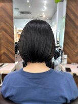 ル レーヴ 和田店(Le reve)&nbsp;王道ショートボブ/まとまる/黒髪/艶髪/簡単/大人女性【横井】