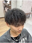 王道ツイストパーマ