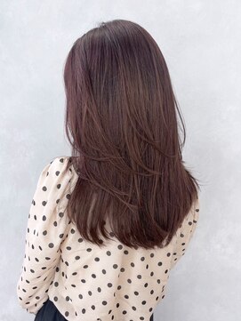 アルバム 池袋(ALBUM) ロング顔周りレイヤー美髪韓国ヘア美髪_ba504961