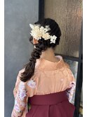 卒業式袴着付けヘアアレンジ♪ 日吉　元住吉　慶應