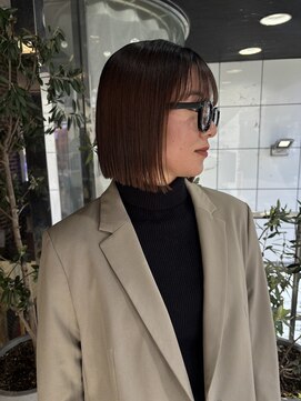 ヘアーアンドメイク ビス(HAIR&MAKE bis) 酸性ストレート×ボブ　【KAYO】