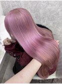 美髪/ワイドバング/ホワイトブロンド[髪質改善/ヘアセット/大宮]