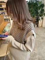 ヘアーサロン ソルト(hair salon SALT)&nbsp;レイヤーボブ×ピンクミルクティー