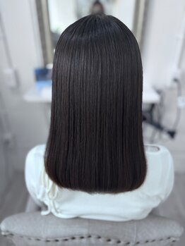 ルルマル(Lulumalu)の写真/髪質改善トリートメントで、カラーやパーマをしながら髪の内部から補修してくれる♪うるツヤ美髪に☆