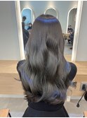 髪質改善＊ロングレイヤーグレーベージュ＊美髪【Zina船橋】