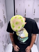 ヴァイス 新宿店(VAICE) buzz cut hair dye design