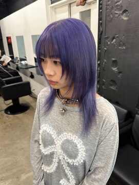 ココ 本八幡(KOKO) □暗めカラーグランマッシュデザインカラーフェイスフレーミング