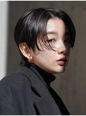 横浜西口顔周りレイヤーカットくびれヘア切りっぱなしボブ30代