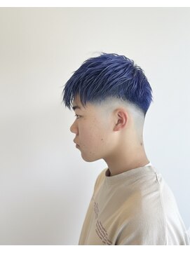 ホーミー(Homie) ネイビーｘスキンフェード