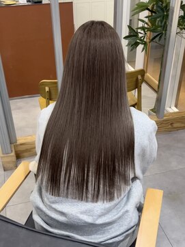 エトバイイオエ(et by ioe) 黒髪/ボブルフ/ネビージュ/小顔/ワンレン/髪質改善/グレージュ