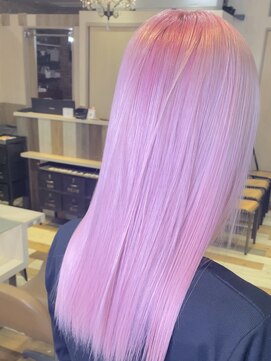 ゴリラビスケッツ(GORILLA BISCUITS) ホワイトピンク/ケアブリーチ/ダブルカラー