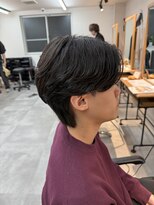 シーフ 千葉(Cyf)&nbsp;MEN'S/韓国/ニュアンスパーマ/毛流れセンターパート/下田優也