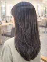 ルシード スタイル オルガ(LUCIDO STYLE Orga) 暗髪 アッシュグレージュ ロング レイヤーカット