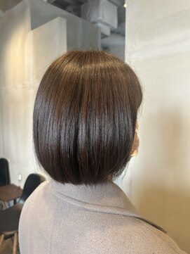 フレーム なんば店(FRAME) ♪ベージュカラー×ボブ