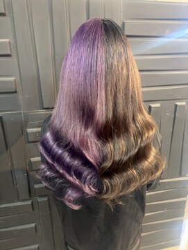 エルア(elua) 10代20代30代韓国6Dエクステグレージュ×ペールパープル