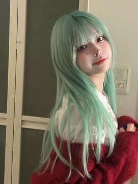 ウィステル ペールグリーン×シールエクステ