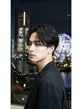 アッシュ 桜木町店(Ash) 【横浜桜木町】メンズカット×色気センターパートパーマ