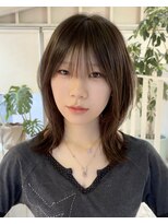 アクアオモテサンドウ(ACQUA omotesando)&nbsp;bミディアムレイヤーくびれレイヤーハッシュカットくびれミディ