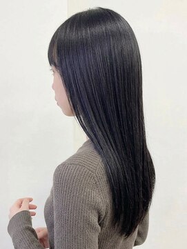 バームヘア(balm hair) 夏カラー髪質改善美革縮毛矯正で艶髪ストレート