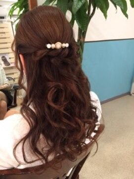 ロカット サロン(Roquat Salon) 清楚ハーフアップアレンジ【ヘアアレンジ　立川/立川南/八王子】