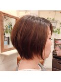 大人かっこいいショートボブ