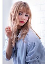ヘアーアートシフォン 川口東口店(hair art chiffon) ひし形シルエット&グレージュの大人ボブ風マッシュウルフ 川口