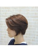 《五番街》襟足スッキリ流しかきあげショート