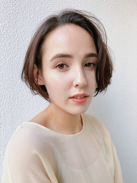 ワゴンバイアフロート(Wagon by afloat) 大人グラボブ ショート  透明感カラー