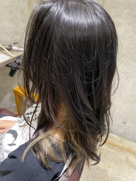 エイト 上野店(EIGHT ueno) EIGHT ueno【工藤】インナーカラー/ミルキーベージュ