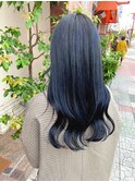#ダブルカラー#ハイトーンカラー#ネイビーカラー