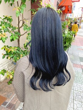 ボアップ 新居浜店(boappu) #ダブルカラー#ハイトーンカラー#ネイビーカラー