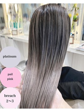 アッシュ 大宮店(Ash) 夏オススメホワイトグレージュ髪質改善バレイヤージュ☆