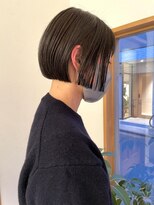 ニア 清澄白河(nir) 〈清澄白河 半個室〉ミニボブ/オリーブグレージュ