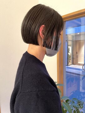 ニア 清澄白河(nir) 〈清澄白河 半個室〉ミニボブ/オリーブグレージュ