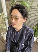 【hair salon W】オトナセンター分けパーマ